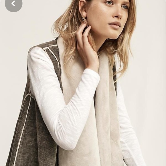Anthropologie AMADI Kady Sherpa Vest Size M - Picture 2 of 9